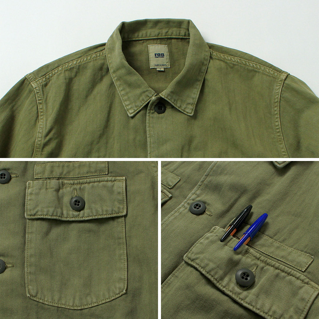 FOB FACTORY / F2461 HBT 피로 재킷