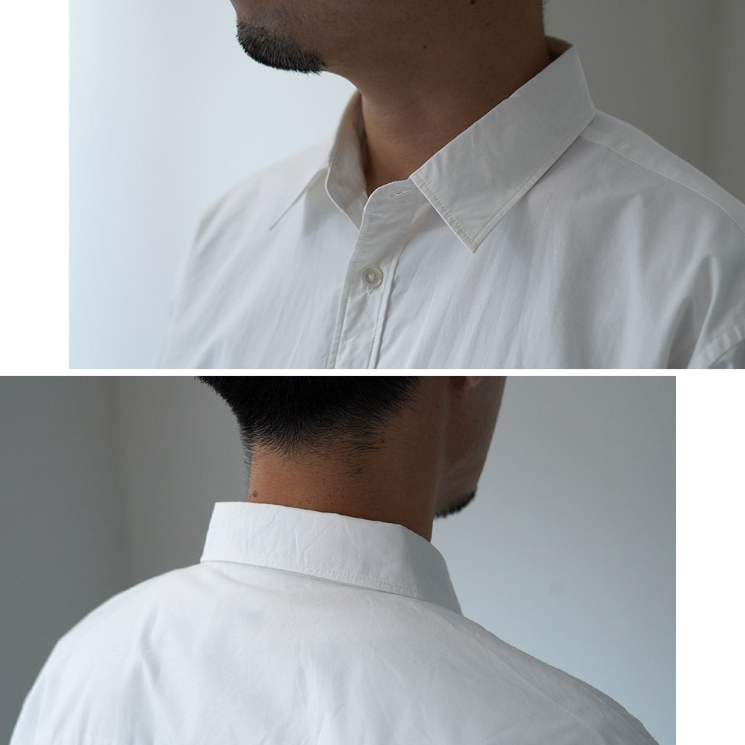 NOTES DE NAVETTE / Chemise Col Régulier En Popeline Haute Densité