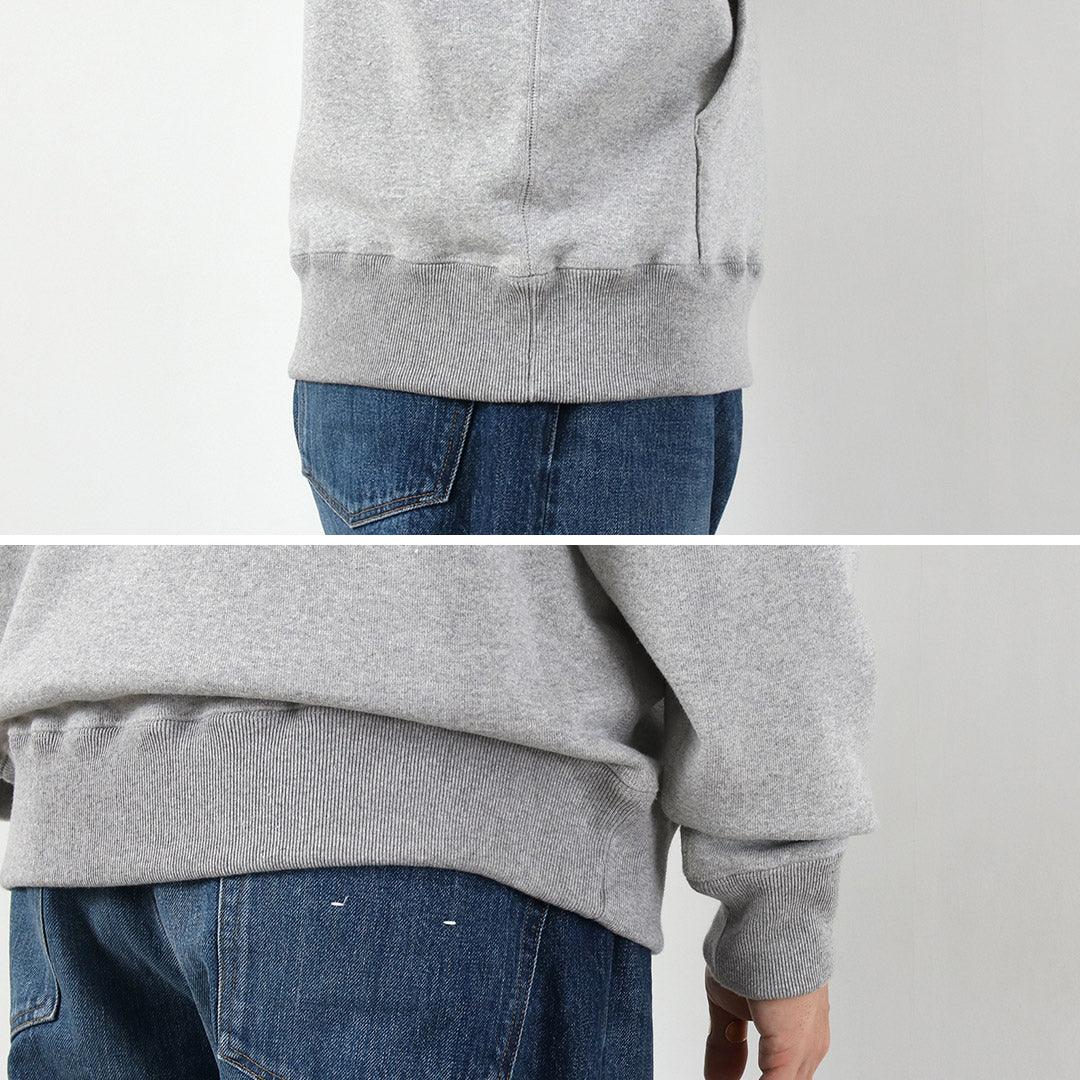 CLUB DE INVESTIGACIÓN DE ALGODÓN / 14 oz. Sudadera con capucha de rizo Loopwheel