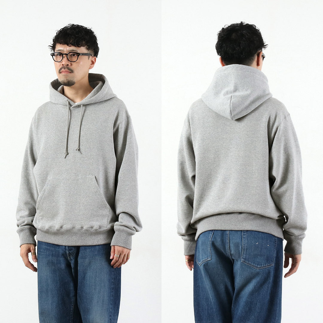 CLUB DE INVESTIGACIÓN DE ALGODÓN / 14 oz. Sudadera con capucha de rizo Loopwheel
