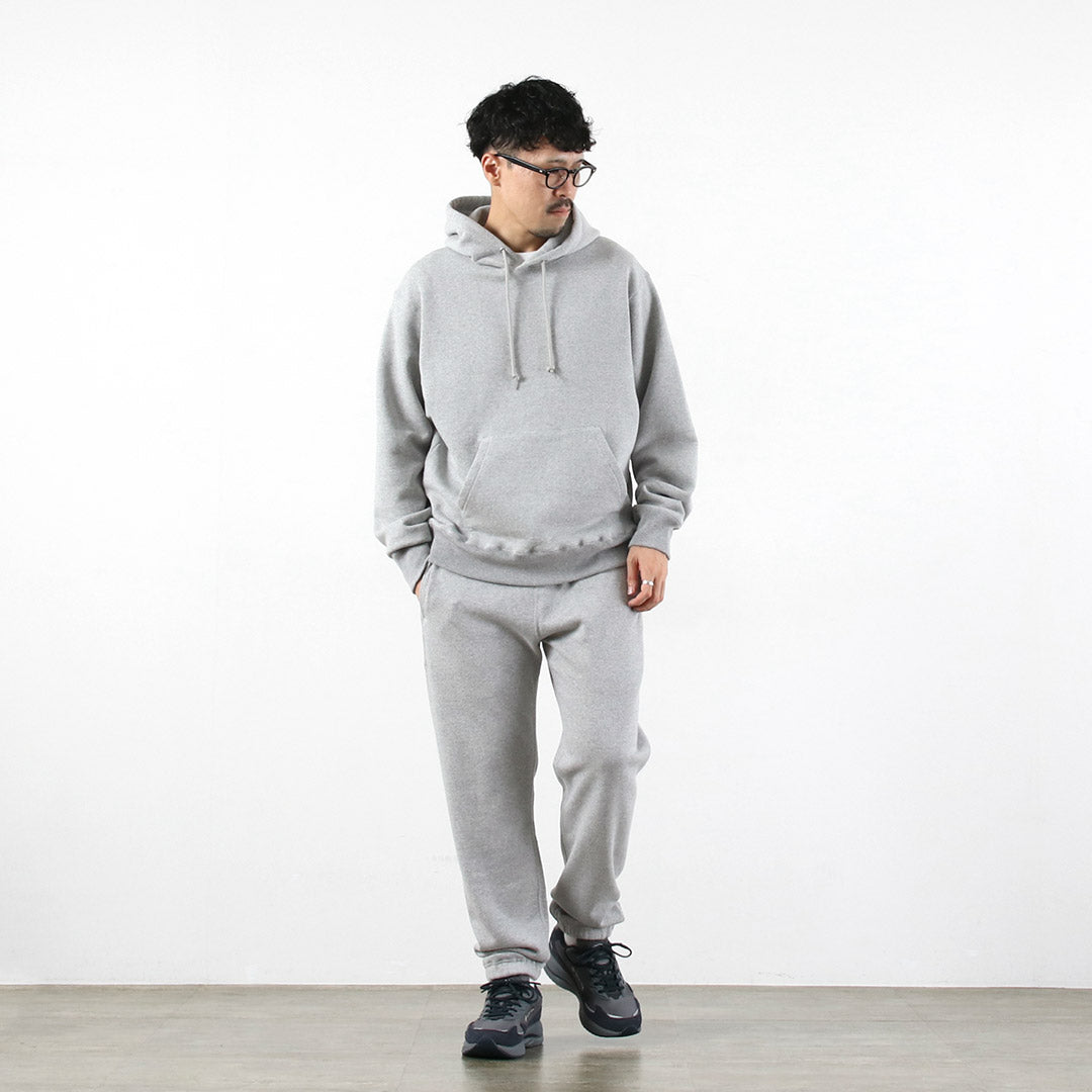 CLUB DE INVESTIGACIÓN DE ALGODÓN / 14 oz. Sudadera con capucha de rizo Loopwheel