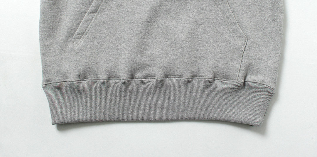 CLUB DE INVESTIGACIÓN DE ALGODÓN / 14 oz. Sudadera con capucha de rizo Loopwheel
