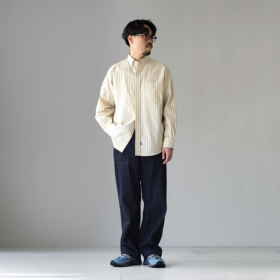 FLOWER MOUNTAIN / Yamabushi Ripstop 나일론 오버레이 가죽 스니커즈