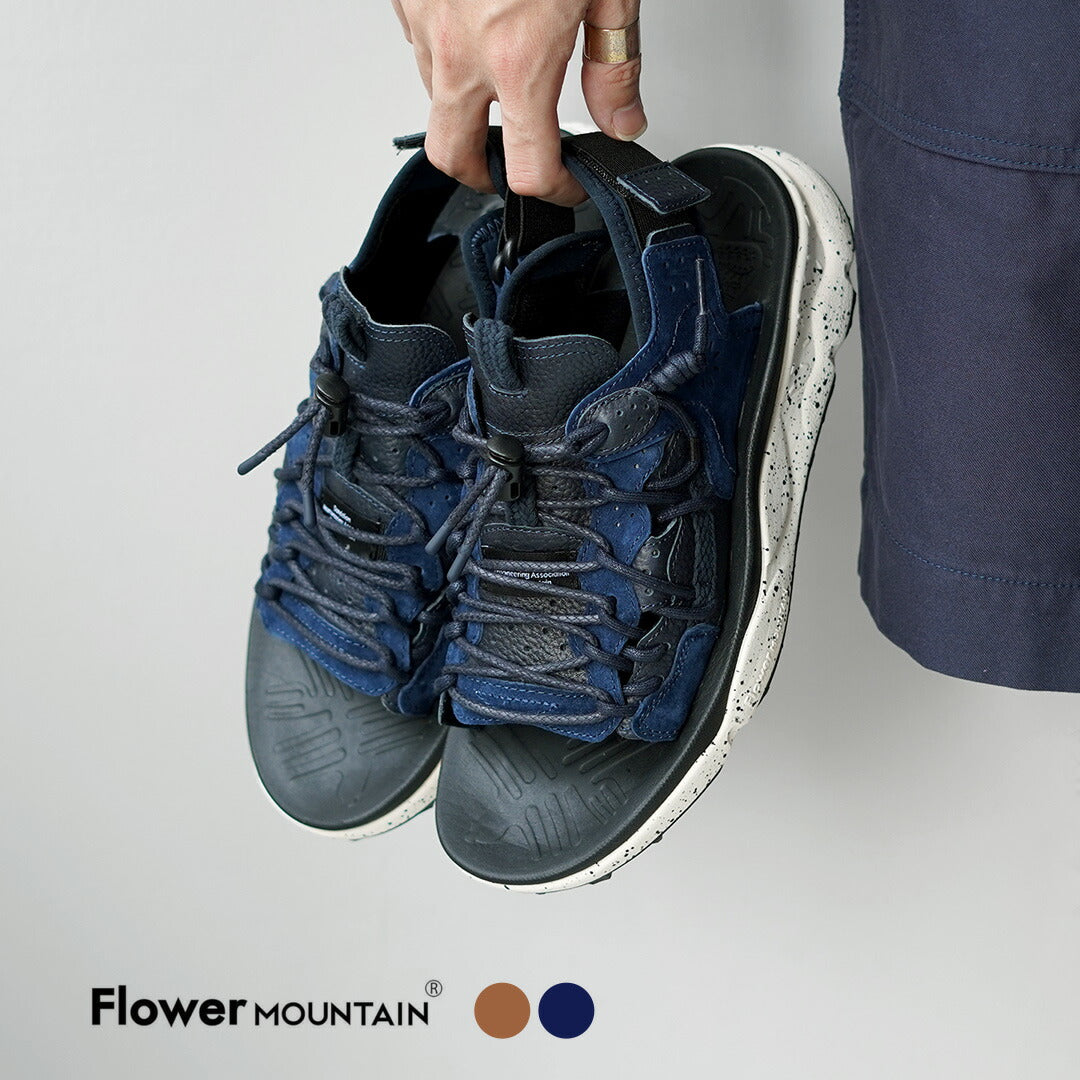 FLOWER MOUNTAIN / 푸마푼쿠 소가죽 네이티브 샌들