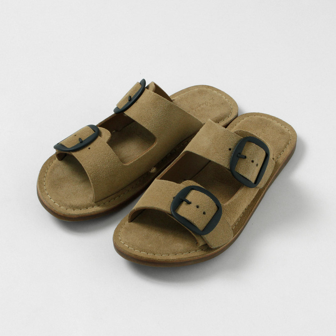 L'ANGOLO DEL CUOIO / Sandales en Cuir Double Boucle
