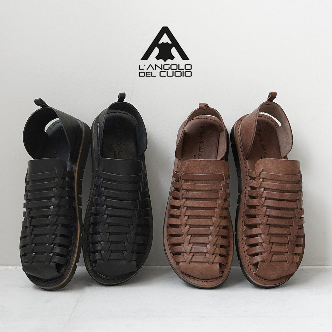 L’angolo DEL CUOIO / Intrecciato皮凉鞋