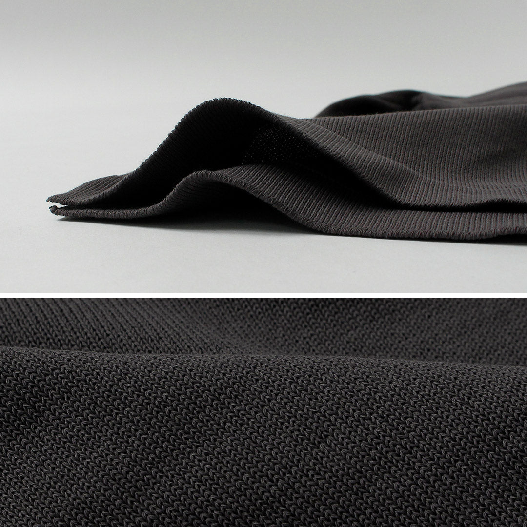 RINASCENTE / Hybrid Washable Henley Neck Knit T-Shirt