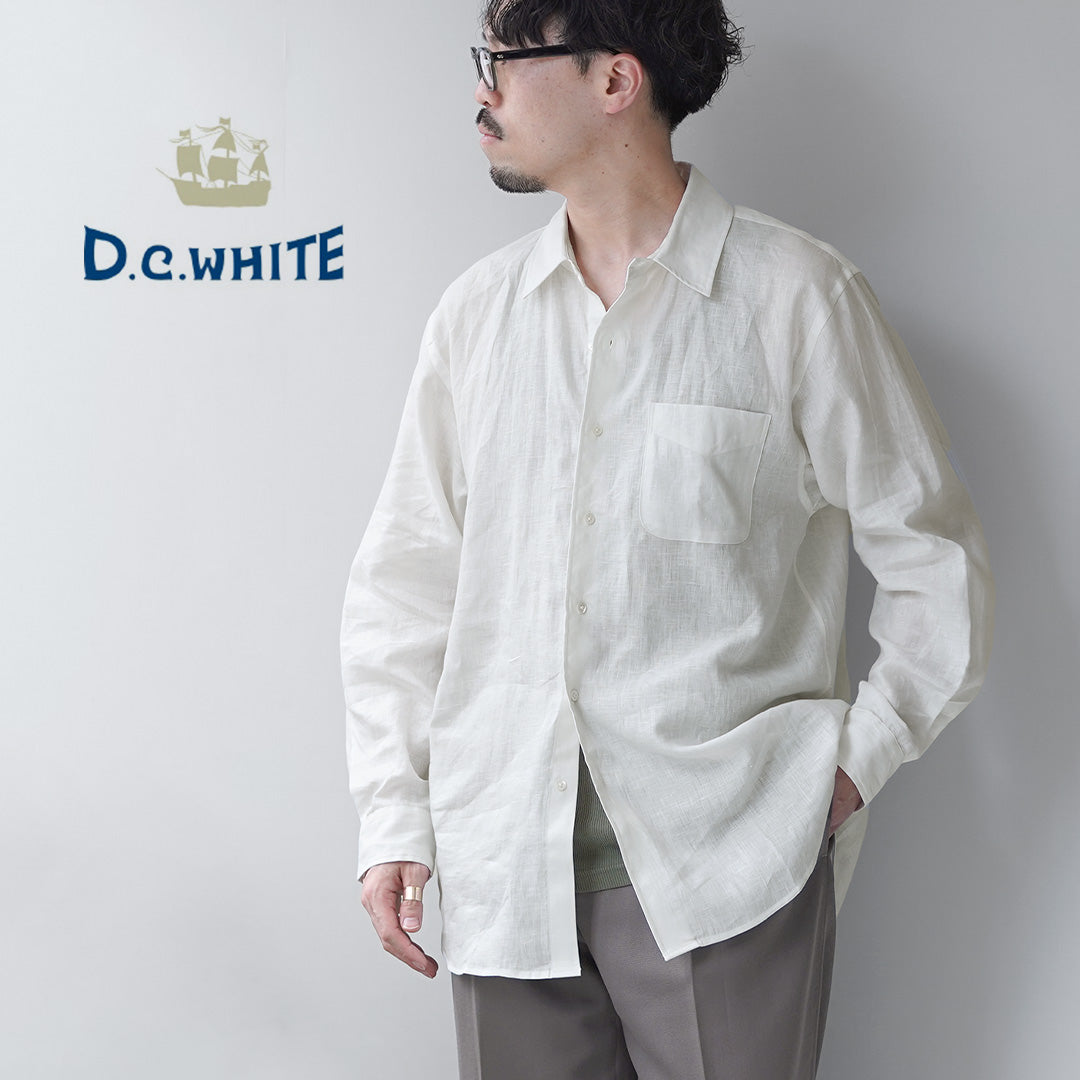 D.C.WHITE / Camisa Newport Lino Cuello Regular