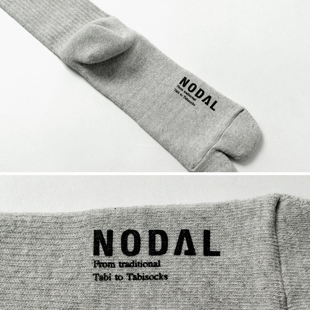 NODAL / Raffy Heather 棉质 3 件装圆袜