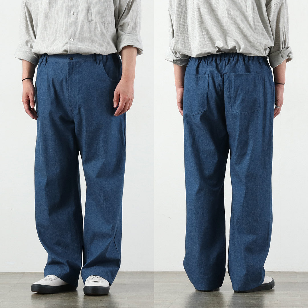 BASISBROEK / Albion 8oz Denim Semi-Wide Easy Pants