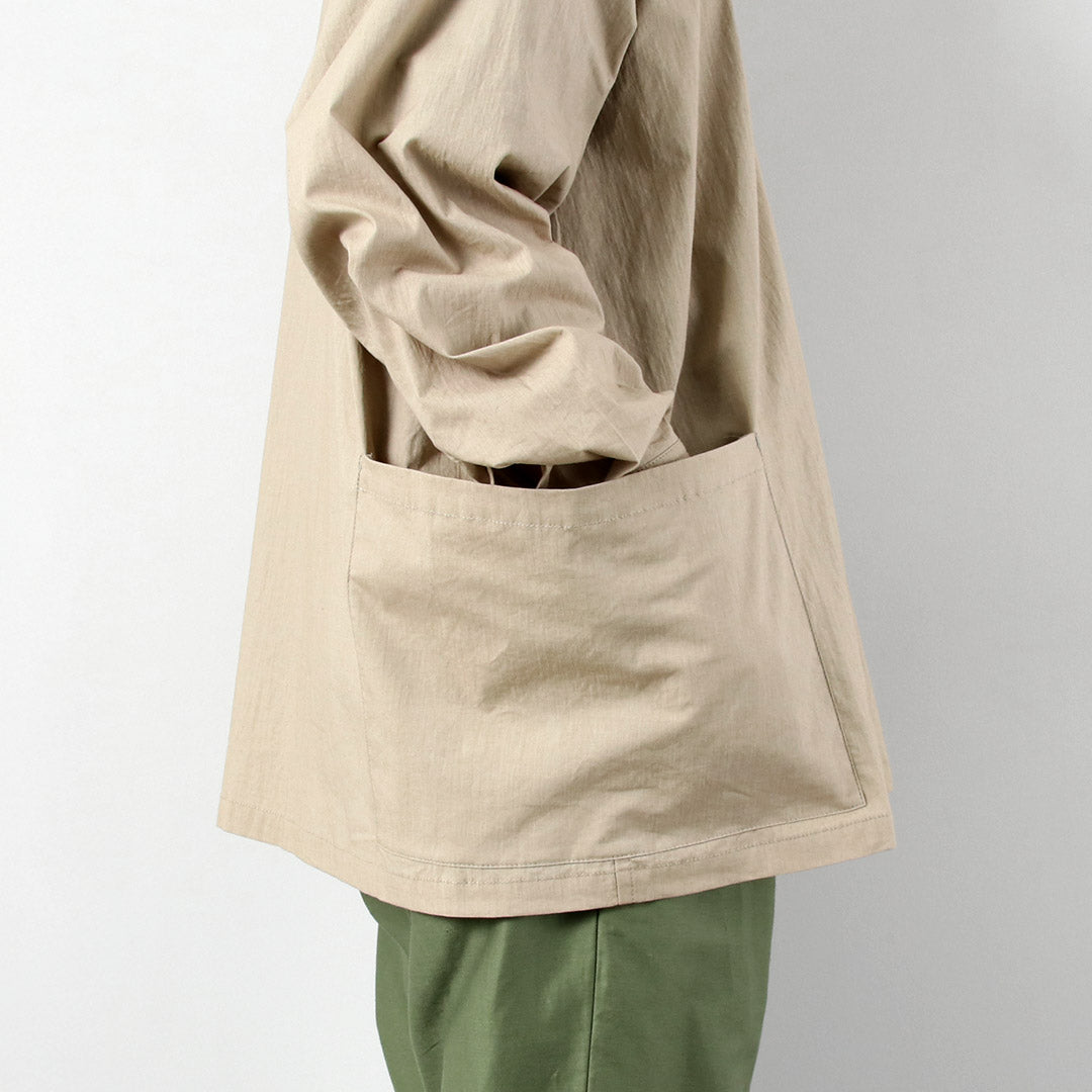 BASISBROEK / 风琴棉亚麻衬衫夹克