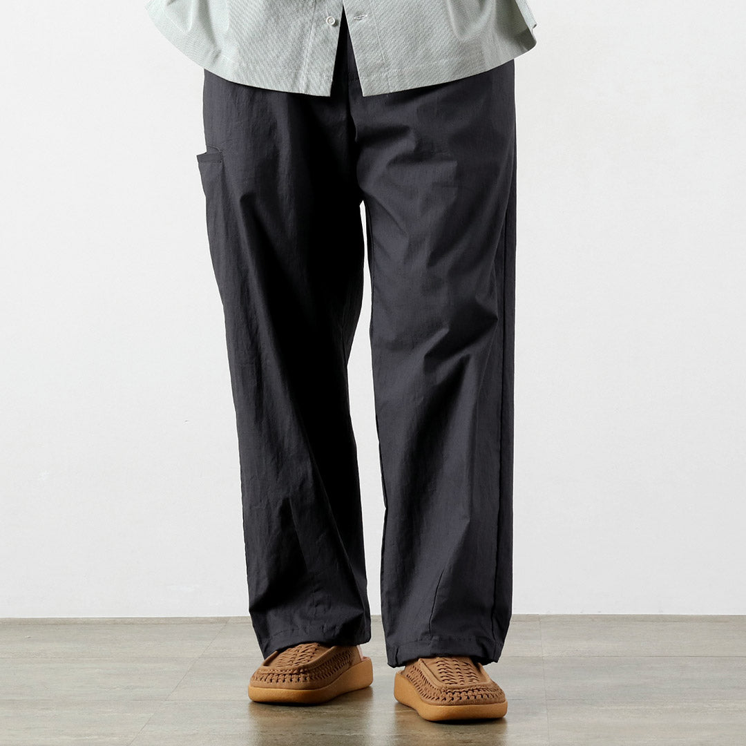 BASISBROEK / Pantalones plisados de lino y algodón Wisken