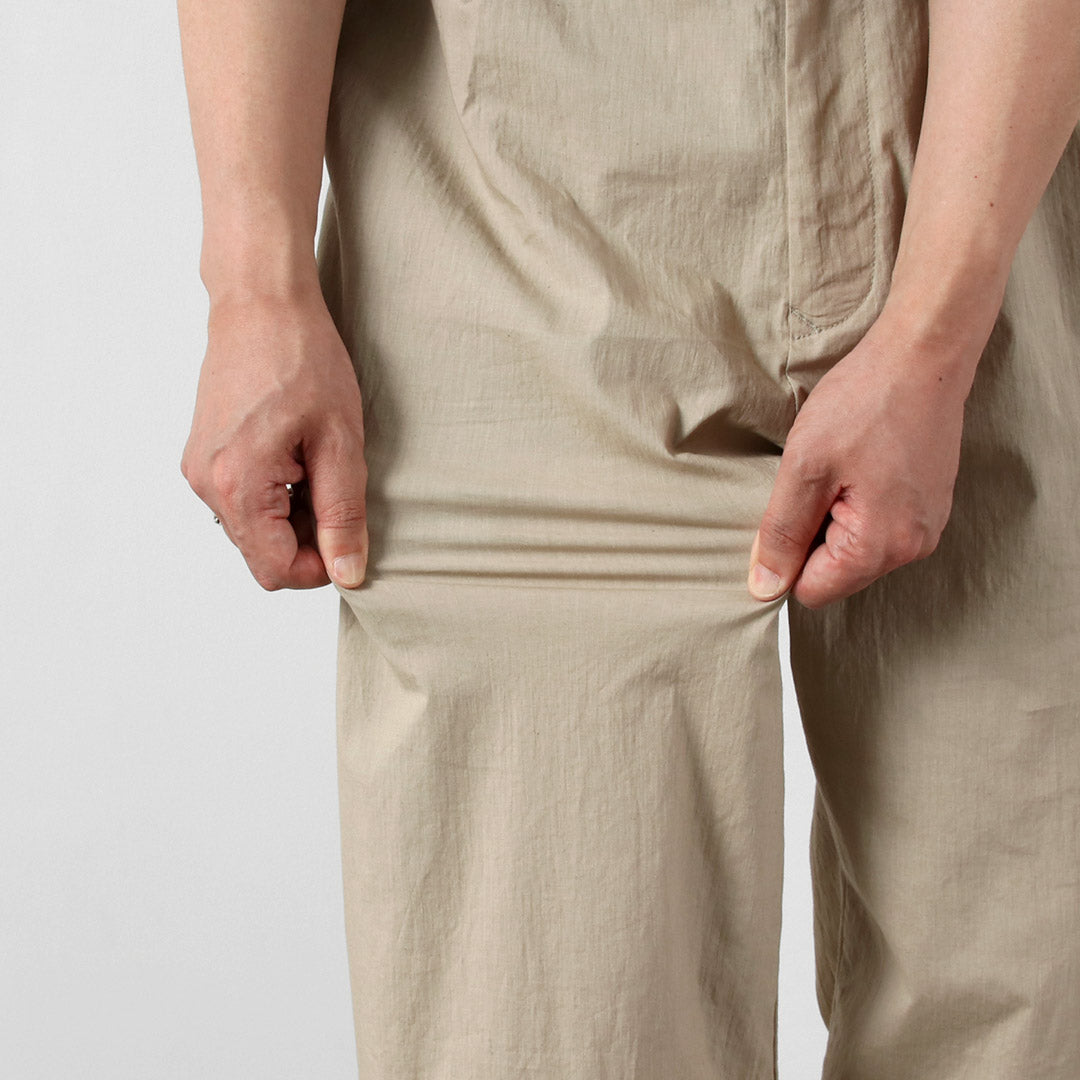 BASISBROEK / Pantalones plisados de lino y algodón Wisken