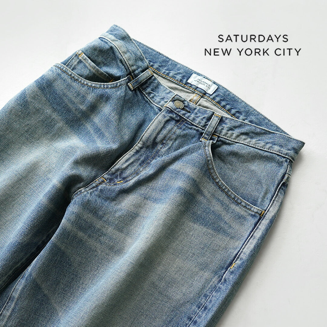 SATURDAYS NYC / Takeru Pantalones de mezclilla relajados, anchos y rectos