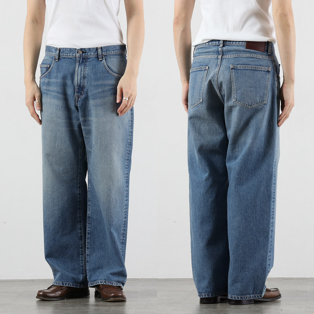 SATURDAYS NYC / Takeru Pantalones de mezclilla relajados, anchos y rectos