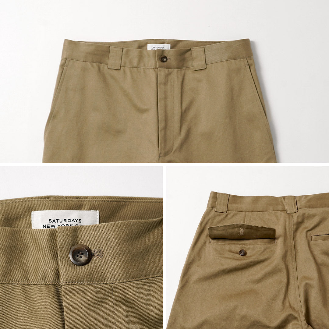 SATURDAYS NYC / Ross Wide Chino Pants