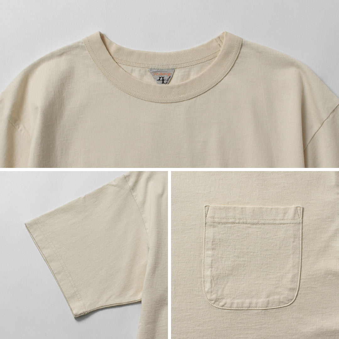 FILMELANGE / ALDEN Air Spinning Jersey Pocket T-Shirt