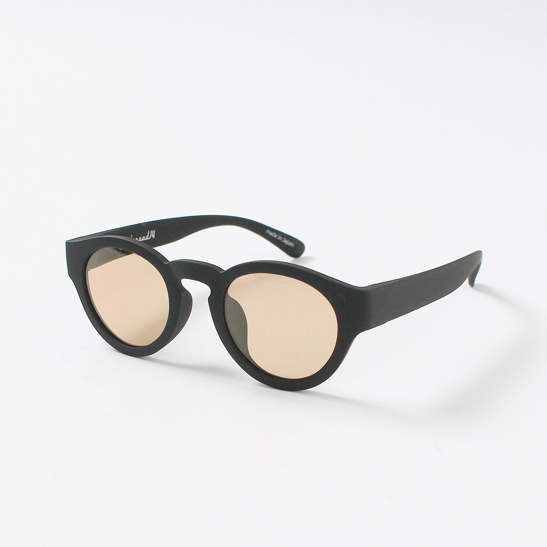 JUGAAD14 / Gafas de sol Harbor Grip Matte estilo francés con montura Boston