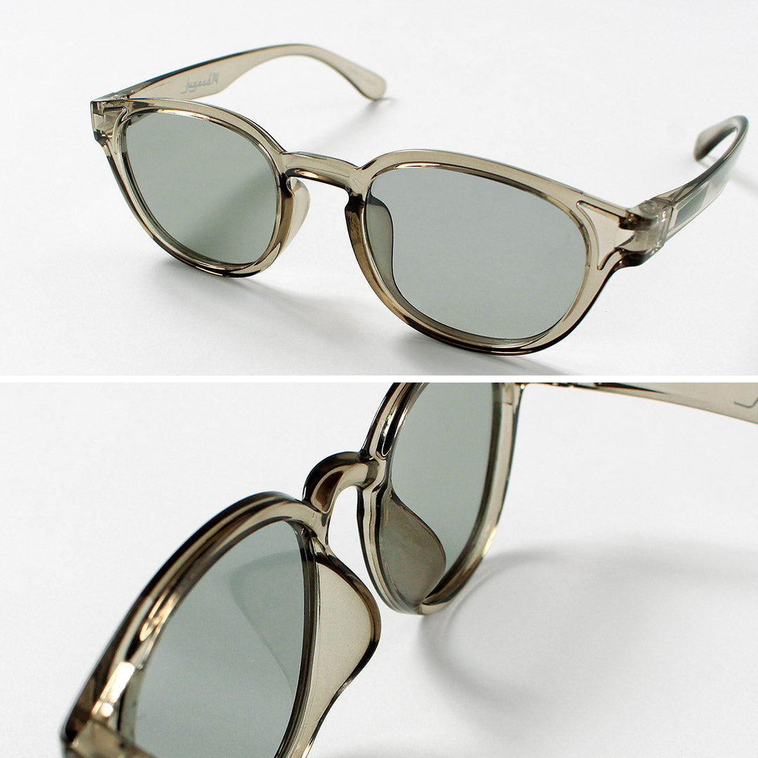 JUGAAD14 / Gafas de sol Cove Clear con montura Wellington francesa