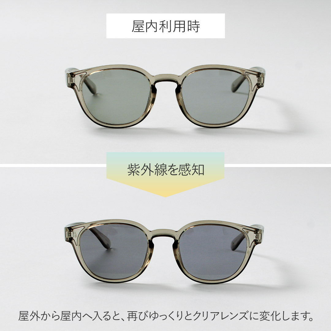 JUGAAD14 / Gafas de sol Cove Clear con montura Wellington francesa