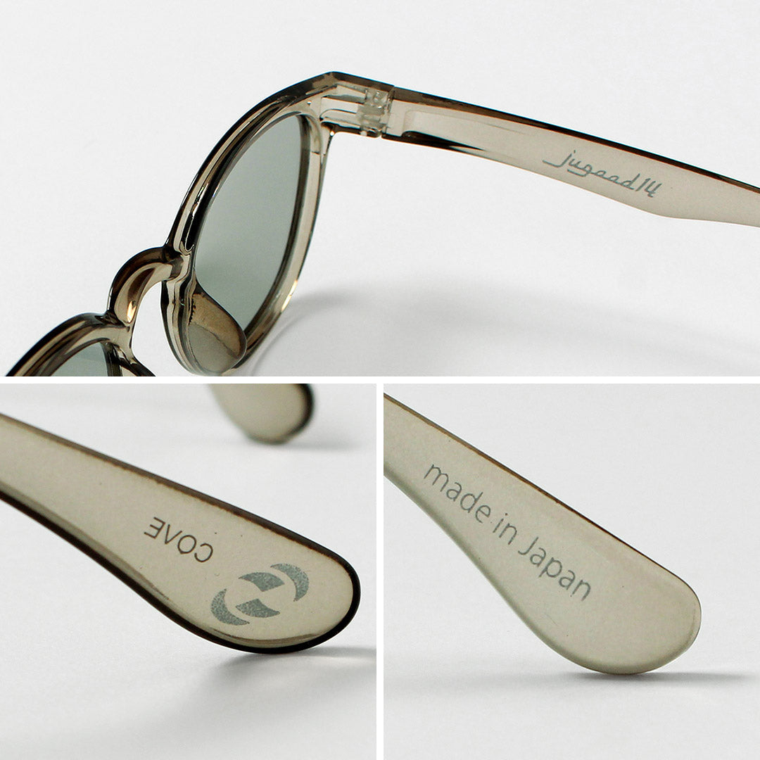 JUGAAD14 / Gafas de sol Cove Clear con montura Wellington francesa