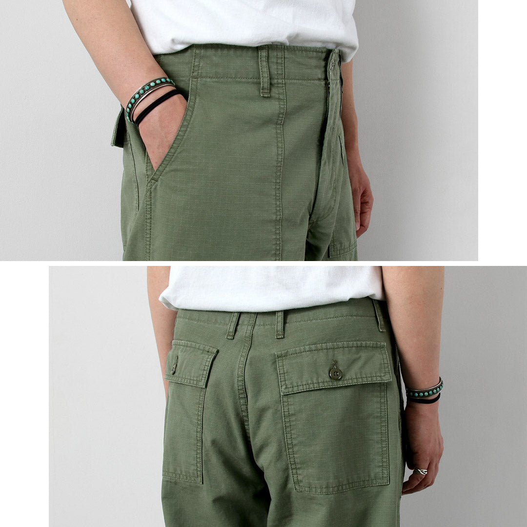 Blue refabric / Ripstop Summer Wide Baker Pants