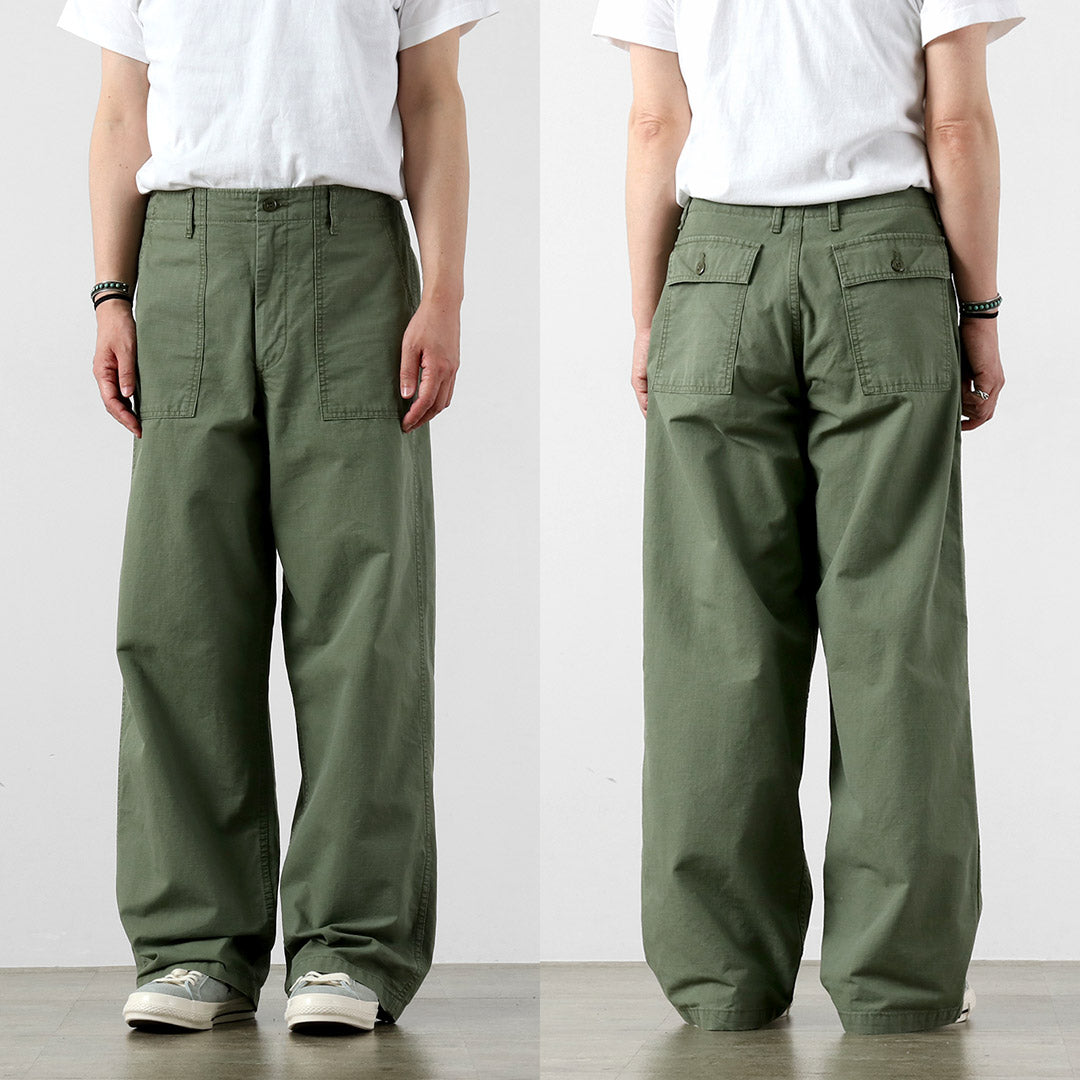 Blue refabric / Ripstop Summer Wide Baker Pants