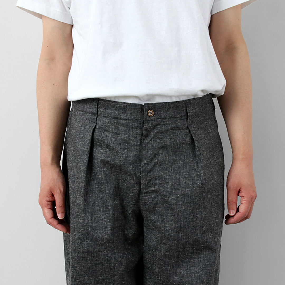 KEMA DESIGNS / 褶边休闲裤