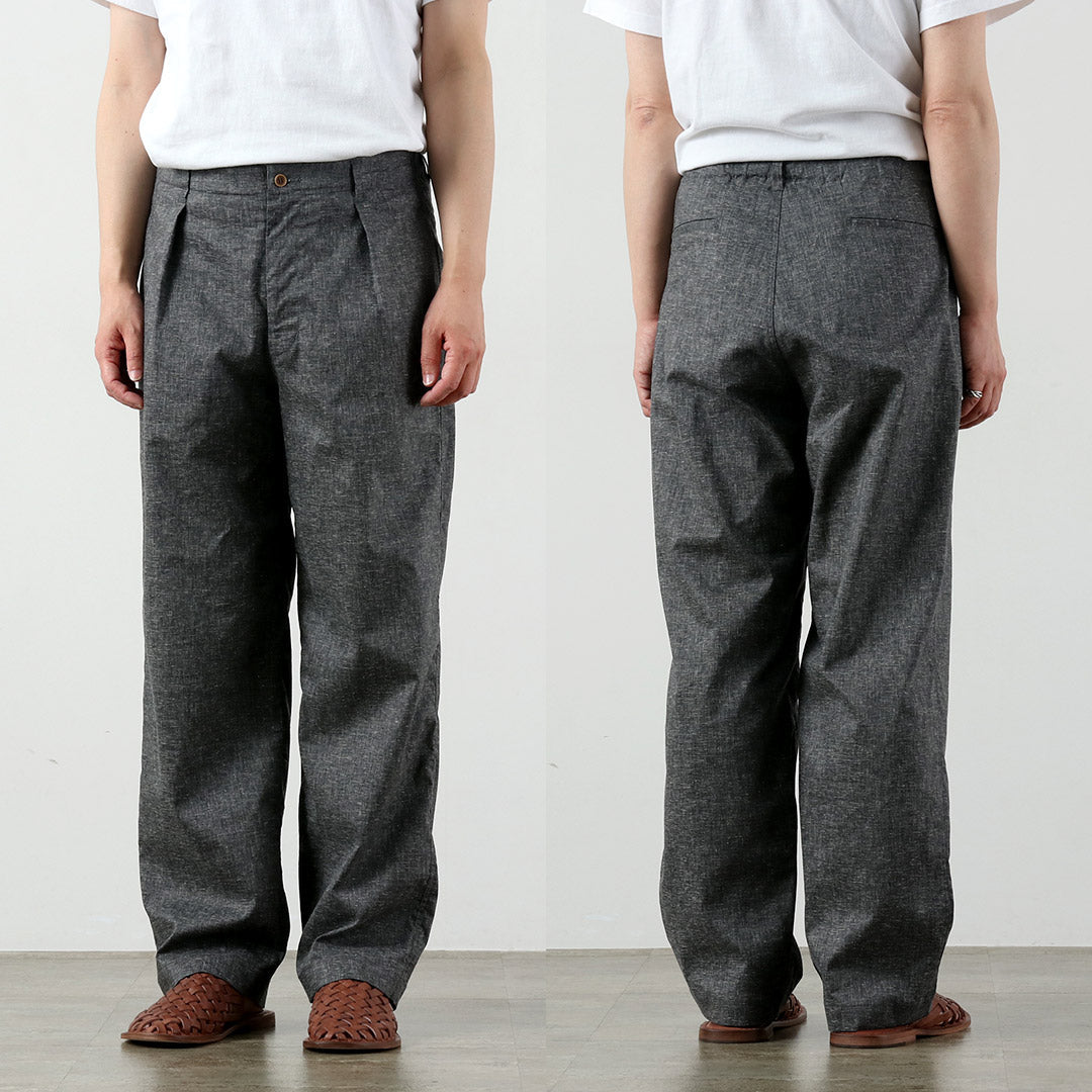 KEMA DESIGNS / 褶边休闲裤