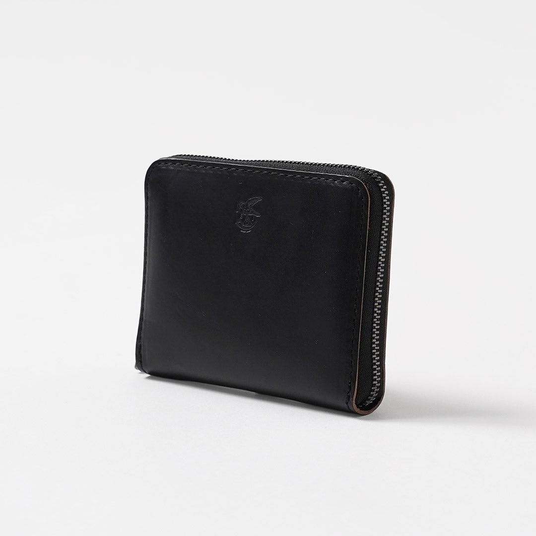MR.OLIVE / Portefeuille Compact Zippé Horween Chromexcel Cuir