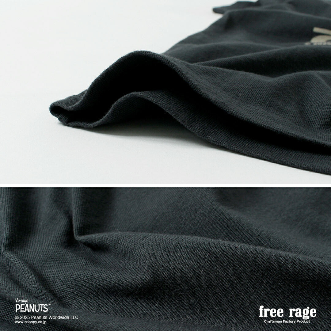 FREE RAGE / PEANUTS×free rage T-shirt à manches courtes en coton recyclé imprimé Red Baron