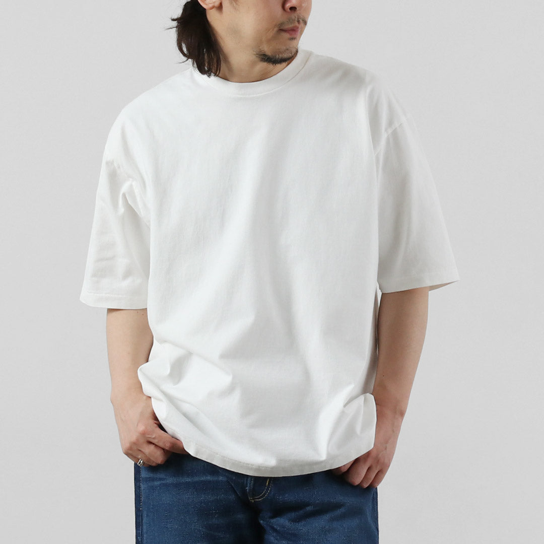 HEALTHKNIT / Camiseta de manga corta universal de algodón con cuello redondo exclusiva de EE. UU.