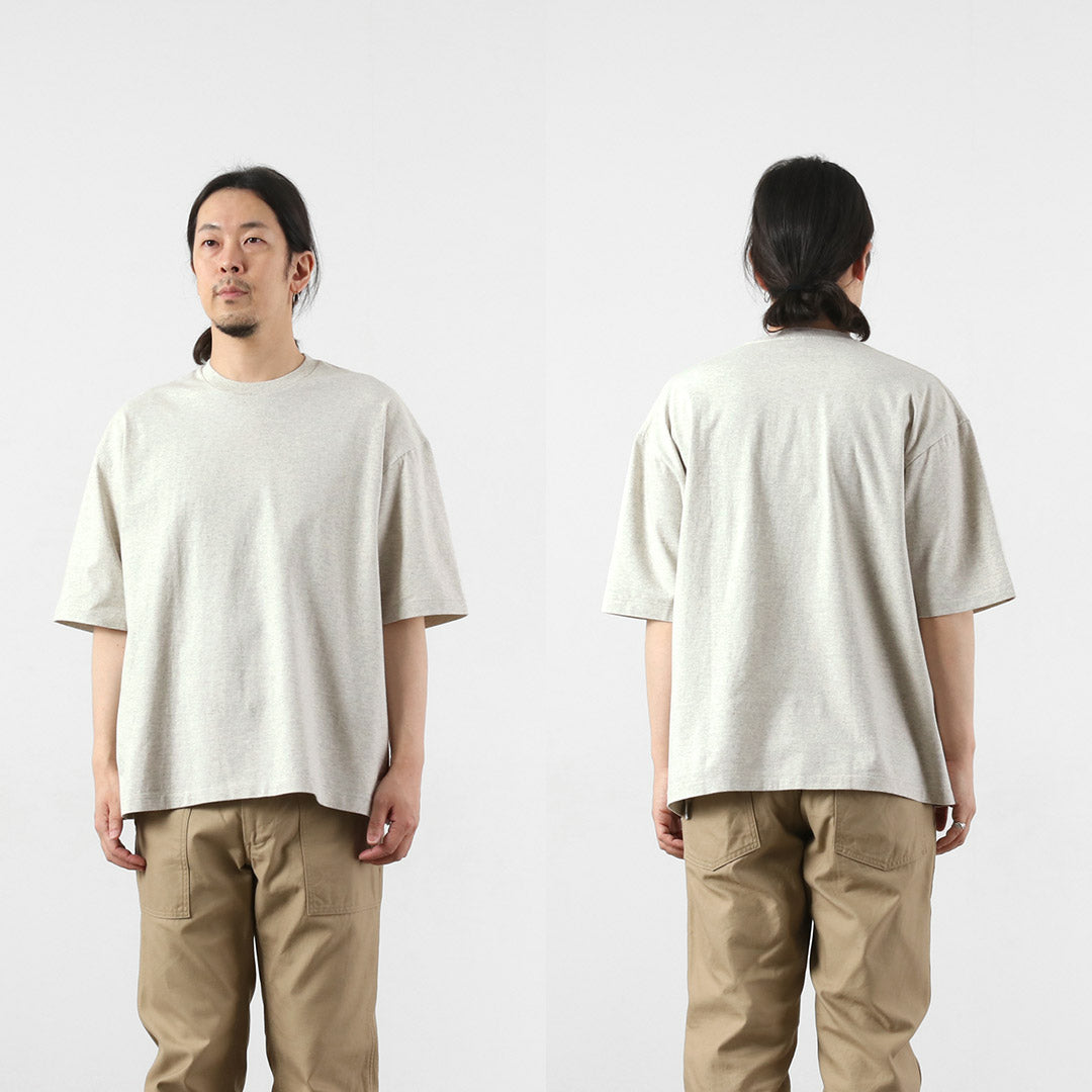 HEALTHKNIT / Camiseta de manga corta universal de algodón con cuello redondo exclusiva de EE. UU.