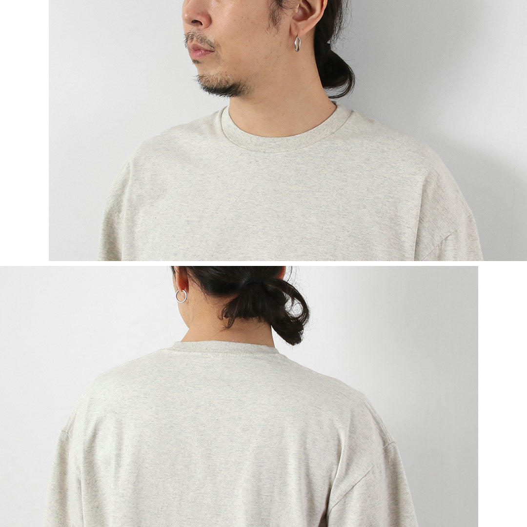 HEALTHKNIT / Camiseta de manga corta universal de algodón con cuello redondo exclusiva de EE. UU.