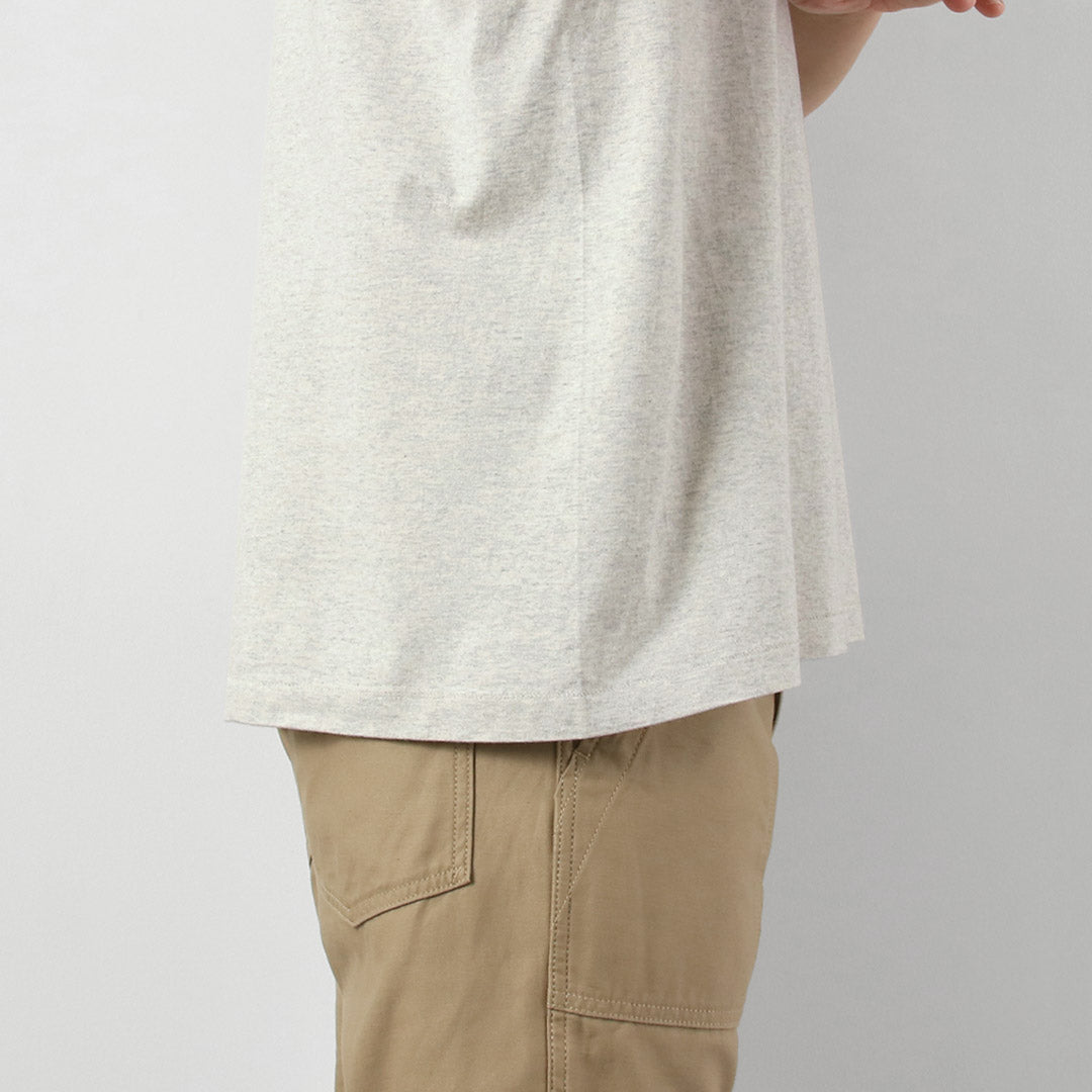 HEALTHKNIT / Camiseta de manga corta universal de algodón con cuello redondo exclusiva de EE. UU.