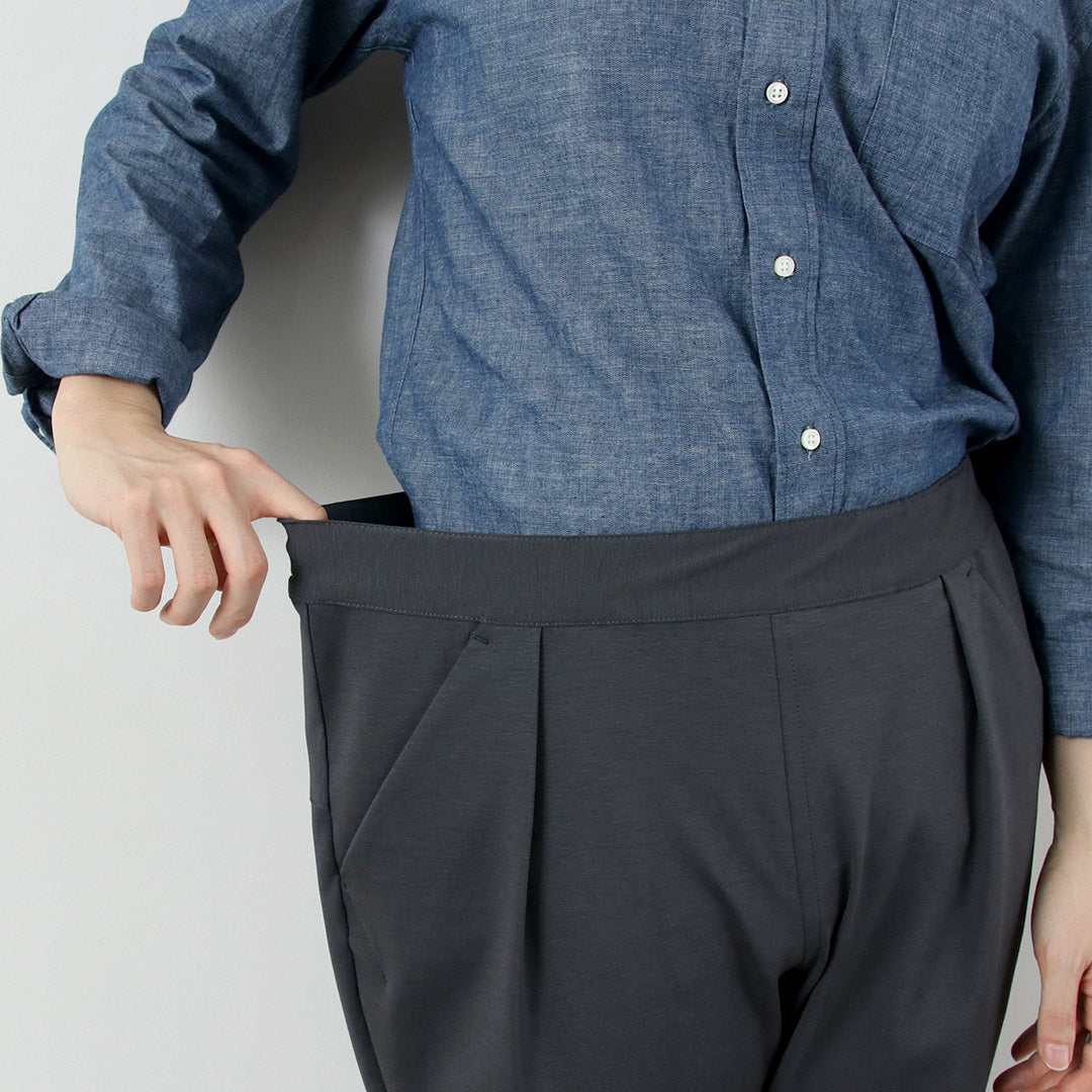 RE MADE IN TOKYO JAPAN / Dress Jersey Tucked Pants
