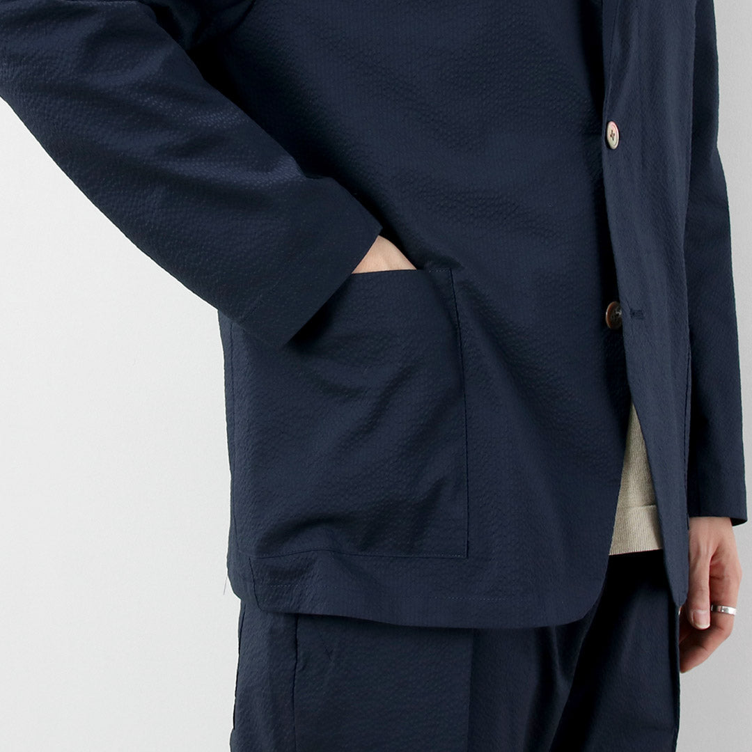 RE HECHO EN TOKIO JAPÓN / Chaqueta Coolmax Seersucker Tailored 3B
