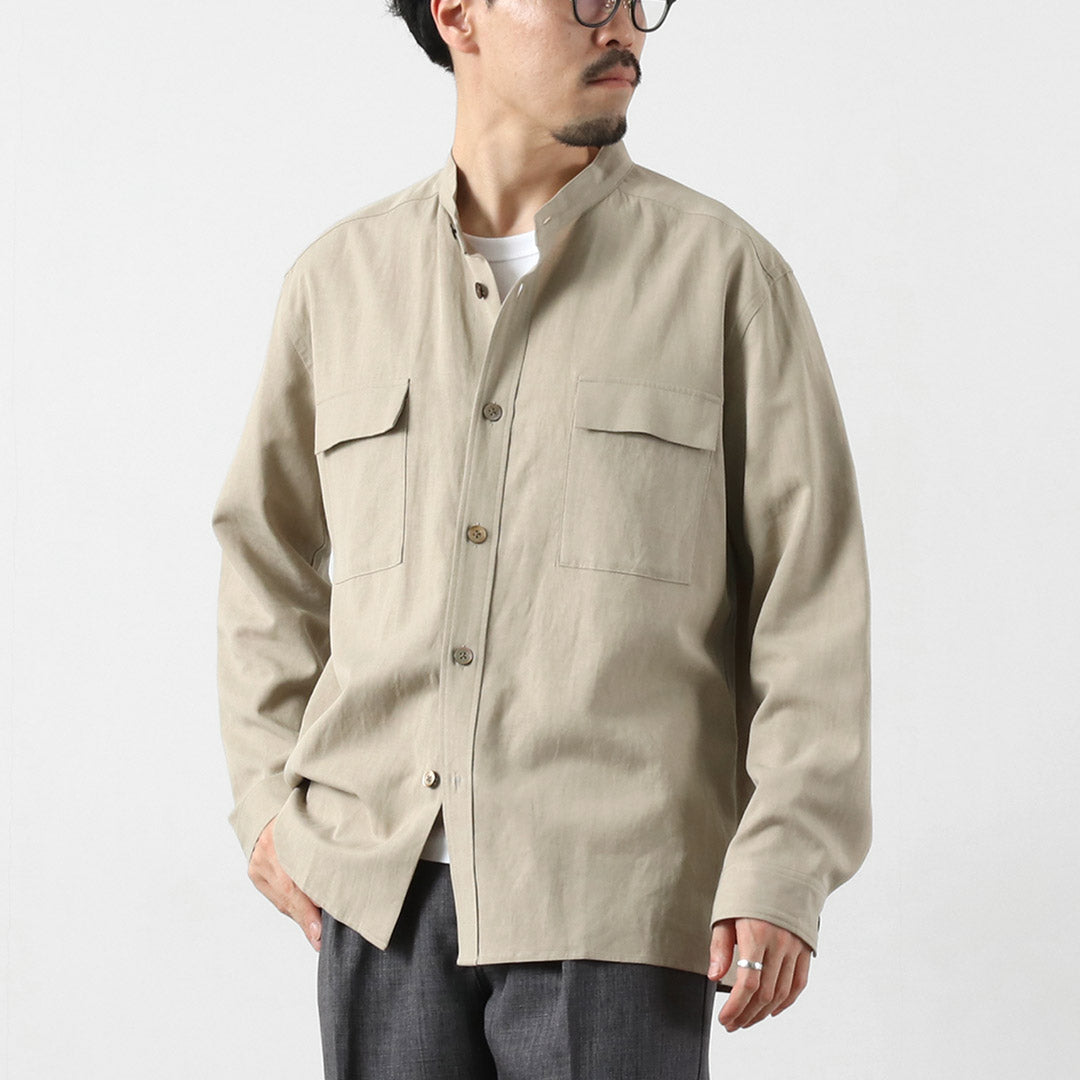 RE MADE IN TOKYO JAPAN / Tencel Linen Classic CPO Shirt