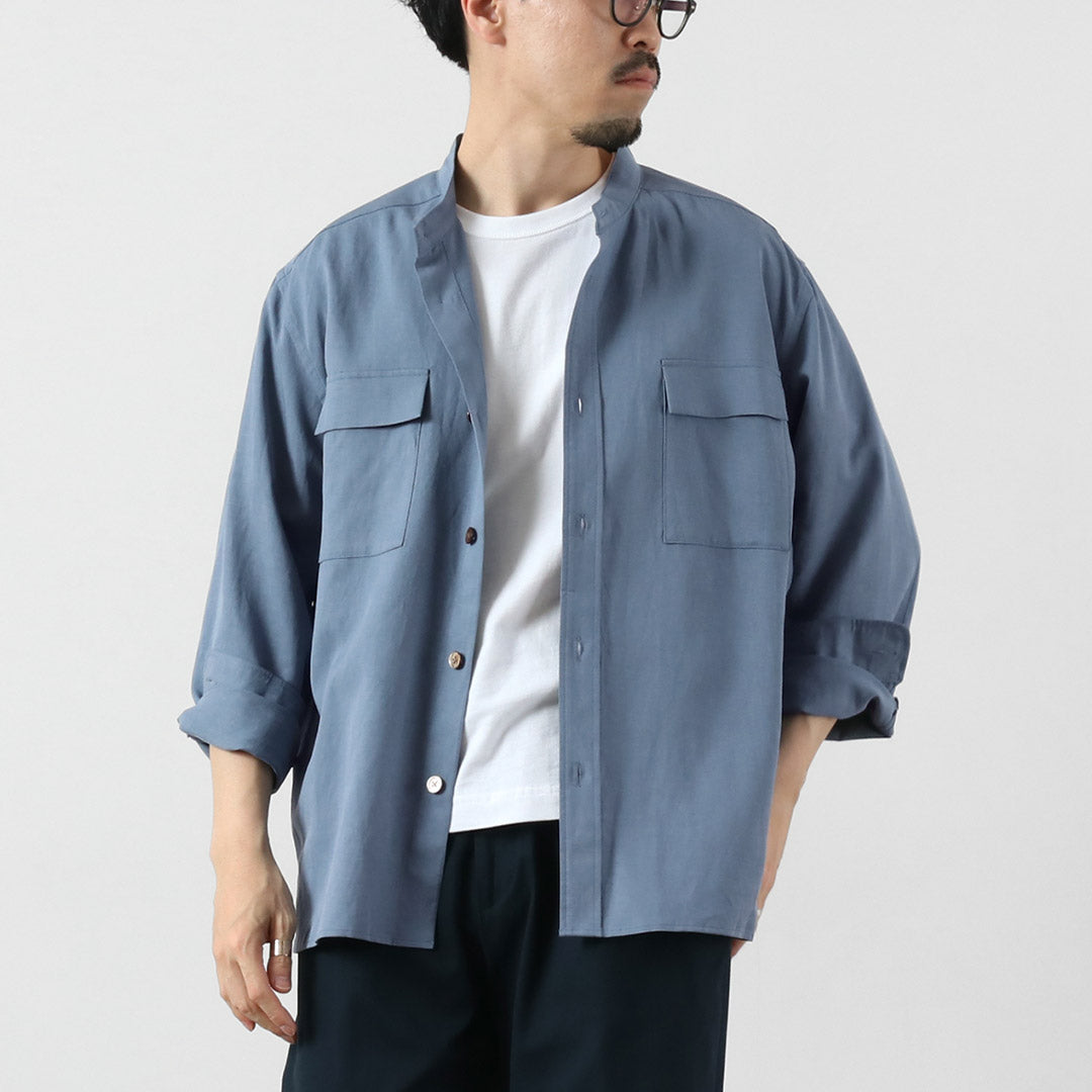 RE MADE IN TOKYO JAPAN / Tencel Linen Classic CPO Shirt