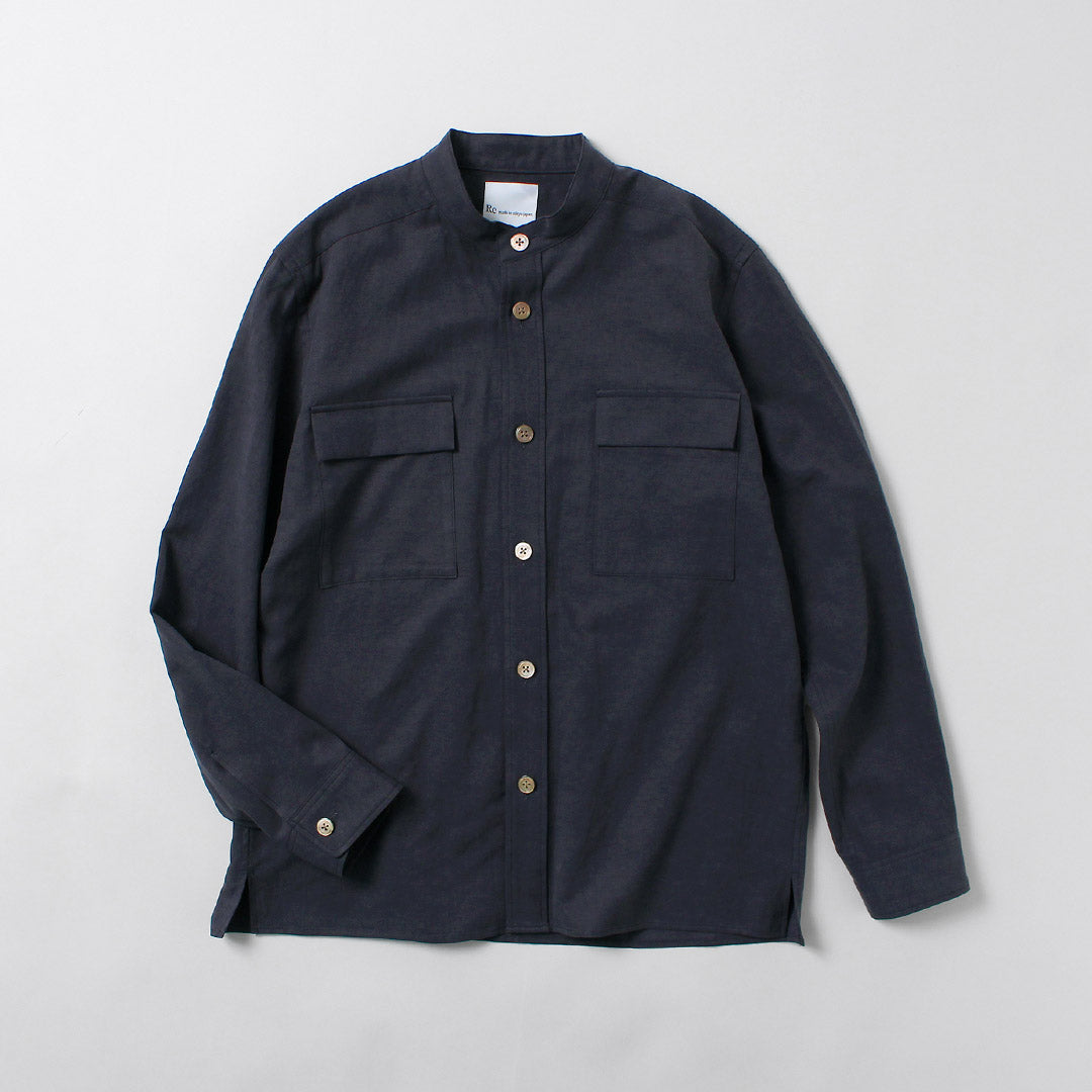 RE MADE IN TOKYO JAPAN / Tencel Linen Classic CPO Shirt
