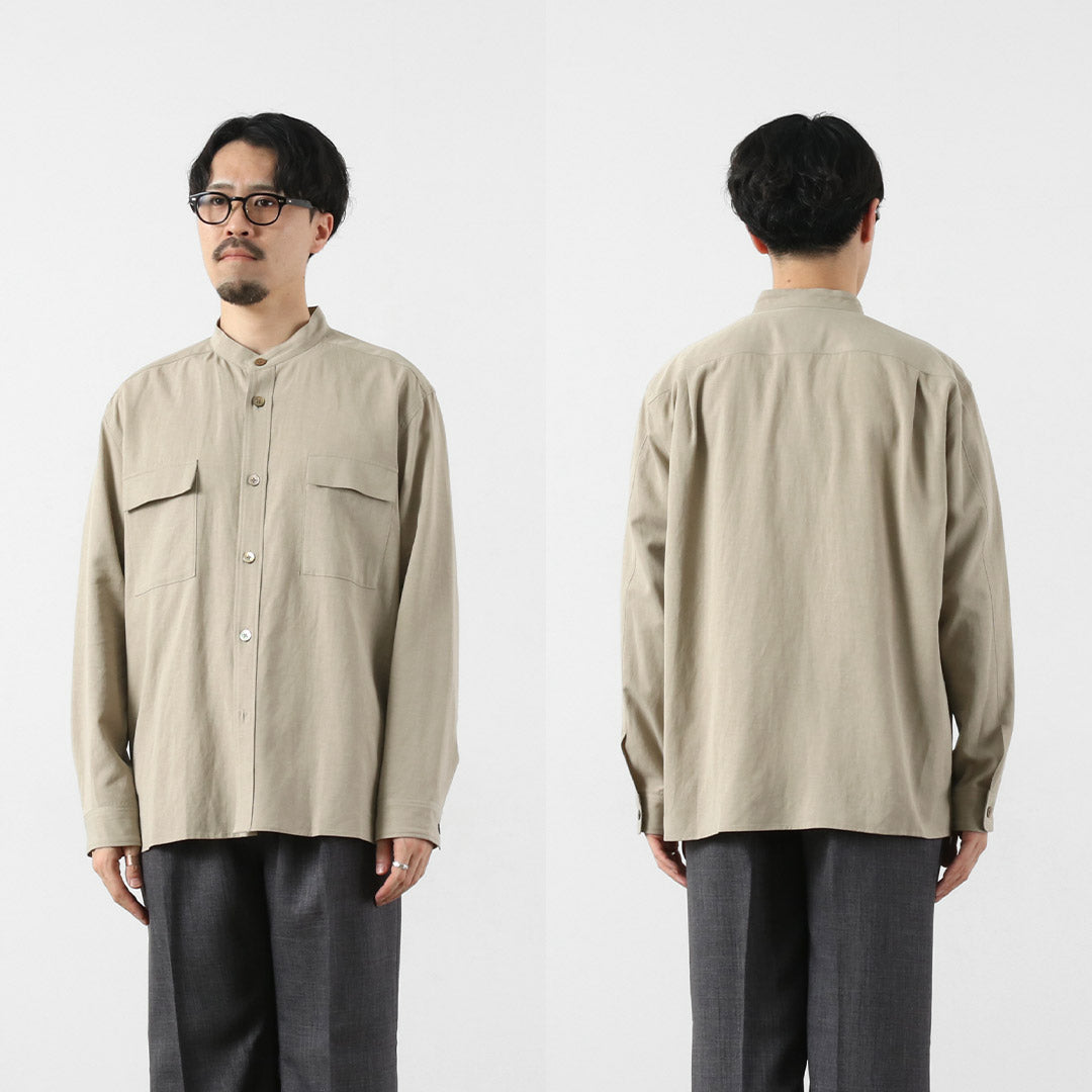 RE MADE IN TOKYO JAPAN / Tencel Linen Classic CPO Shirt