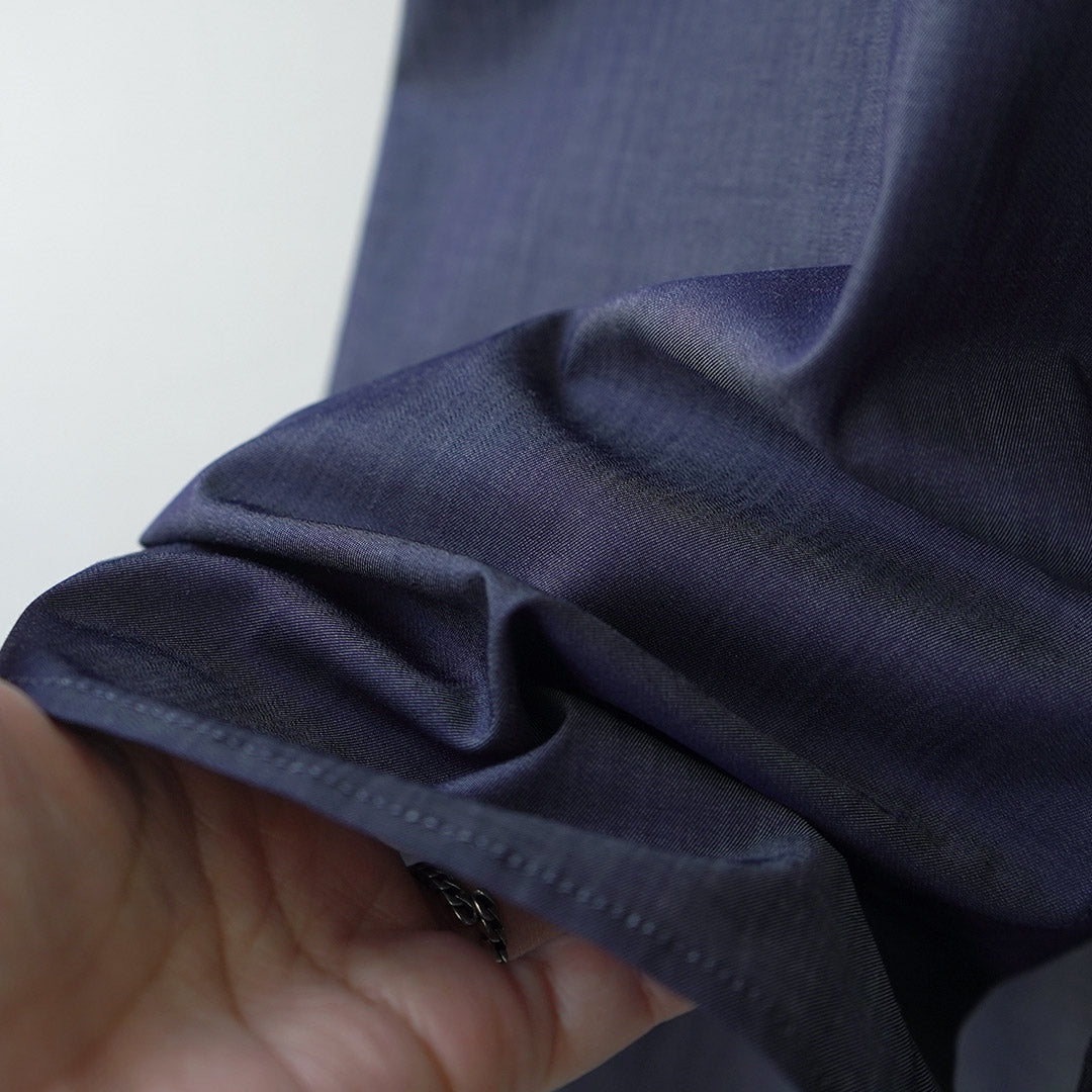 RE MADE IN TOKYO JAPAN / Chemise CPO à manches courtes en sergé chambray 200/2