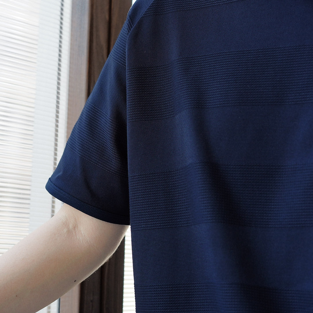 RE HECHO EN TOKIO JAPÓN / Camiseta de punto con borde jacquard Cool Max