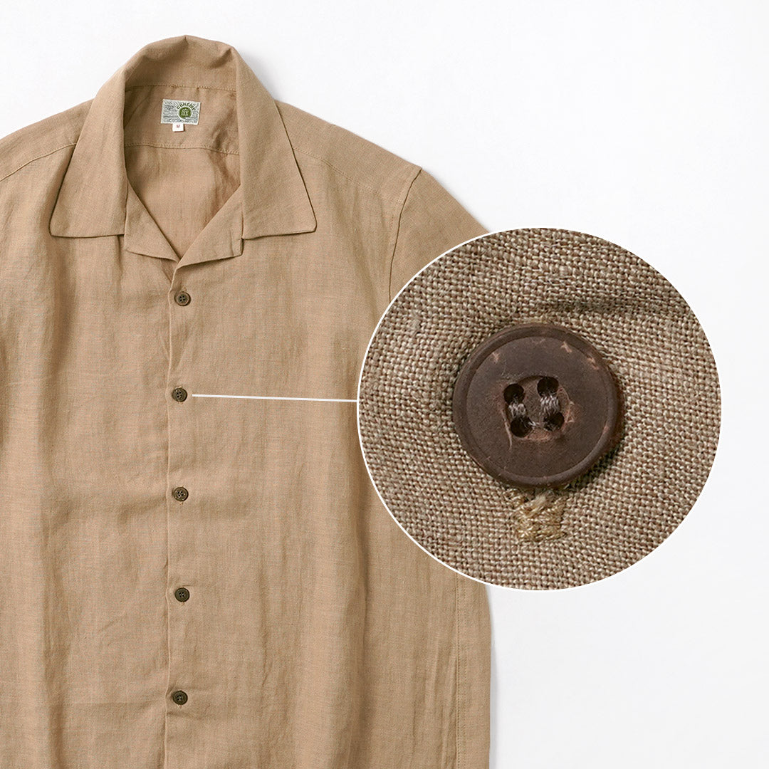 GOHEMP / Hemp Broadcloth Open Mind Shirt