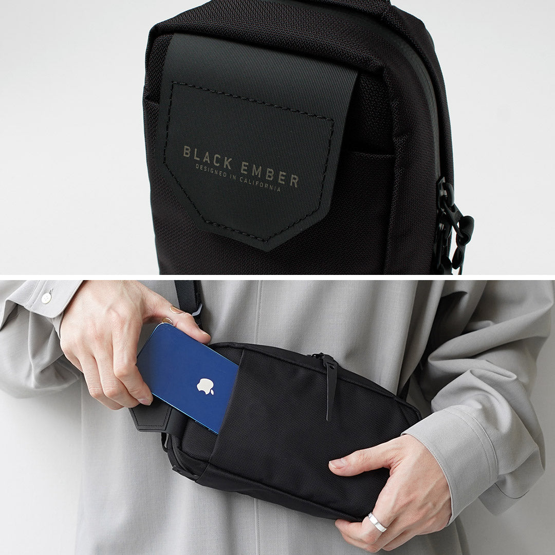 BLACK EMBER / Tech Kit Slingback Body Bag Bolso de hombro
