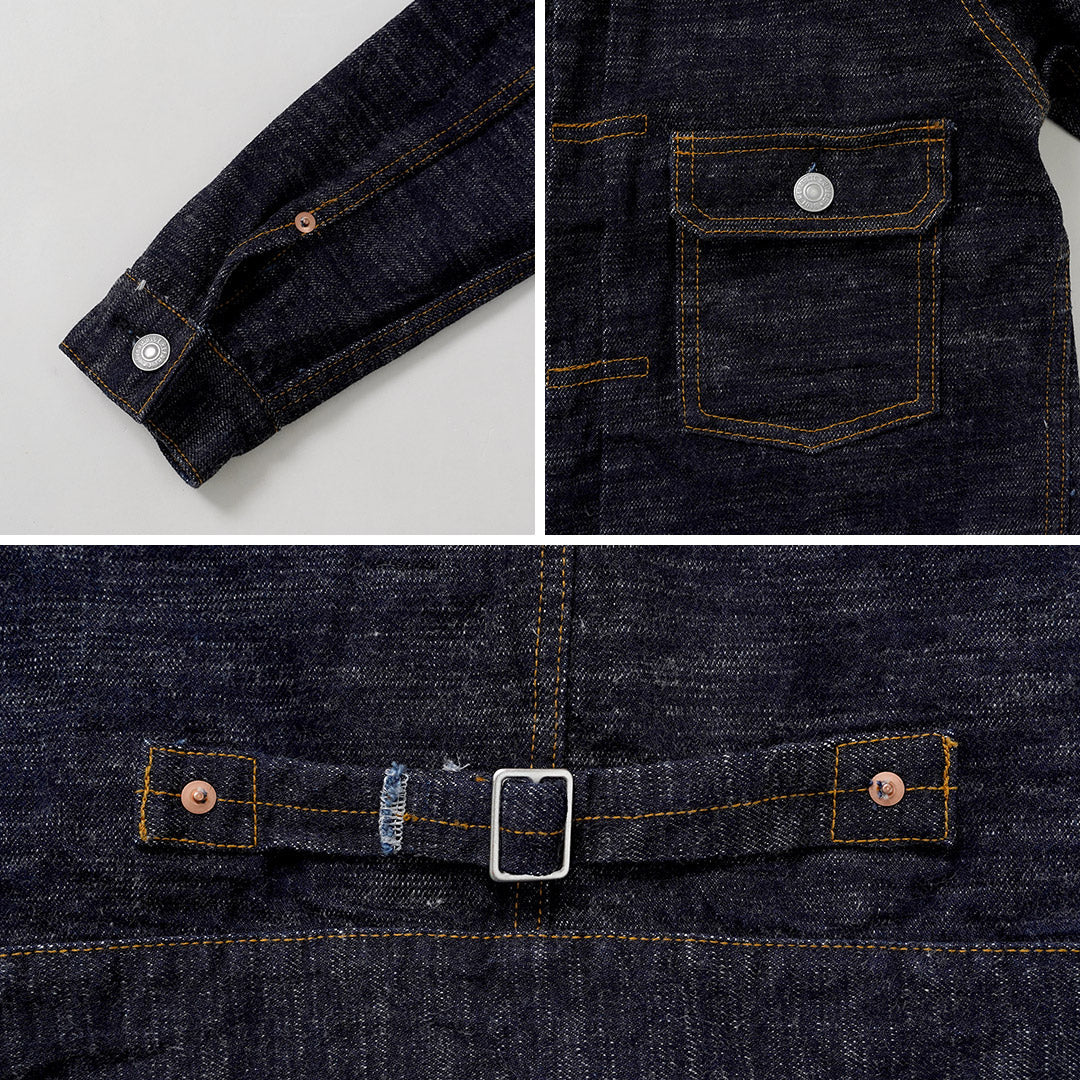 Refabric bleu / Veste GL3 Selvedge Denim 1er Type