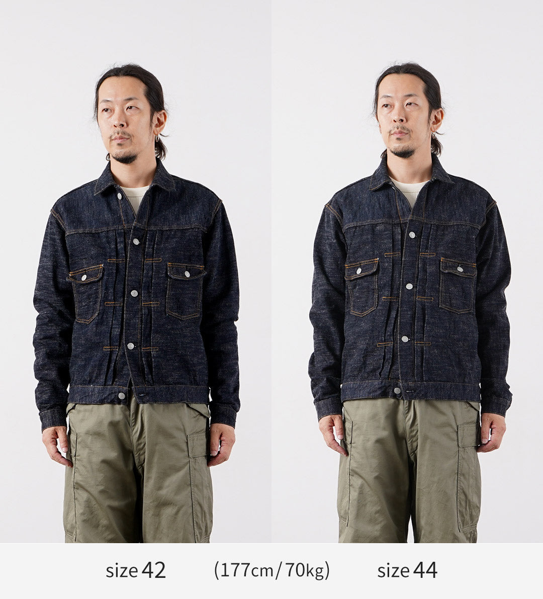 Blue refabric / GL3 Selvedge Denim Type 2 Jacket
