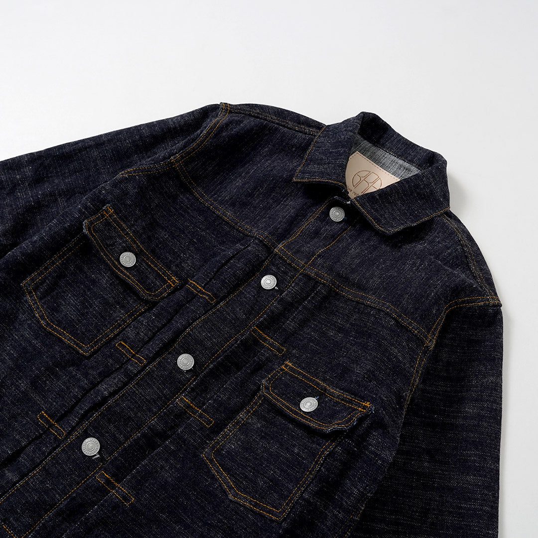 Blue refabric / GL3 Selvedge Denim Type 2 Jacket