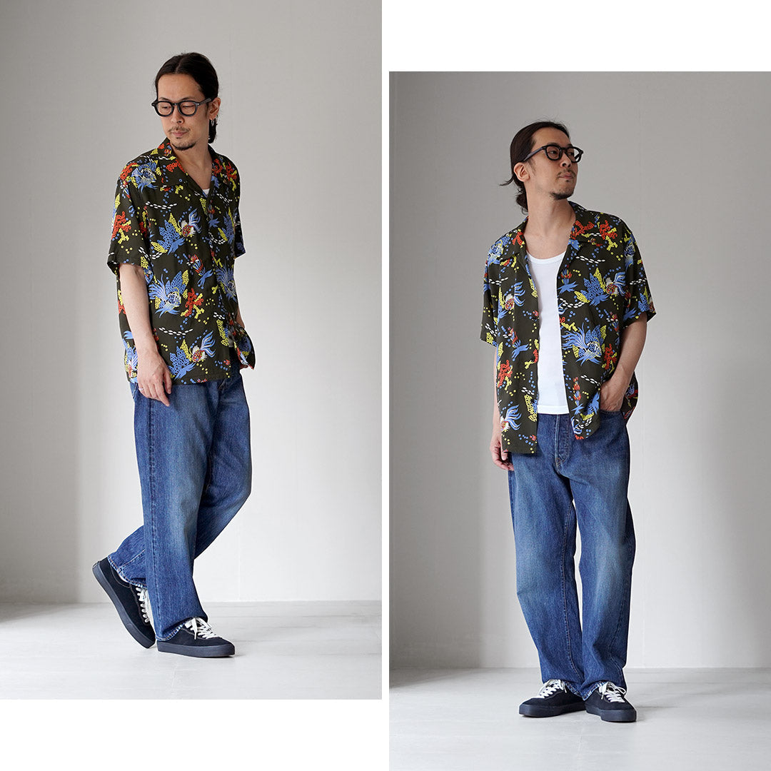 SUN SURF / Tropical Fish Hawaiian Shirt