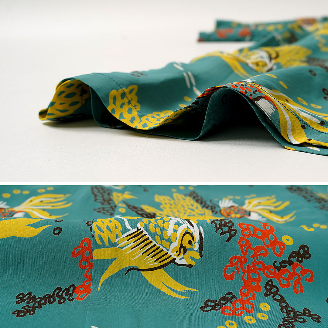 SUN SURF / Tropical Fish Hawaiian Shirt